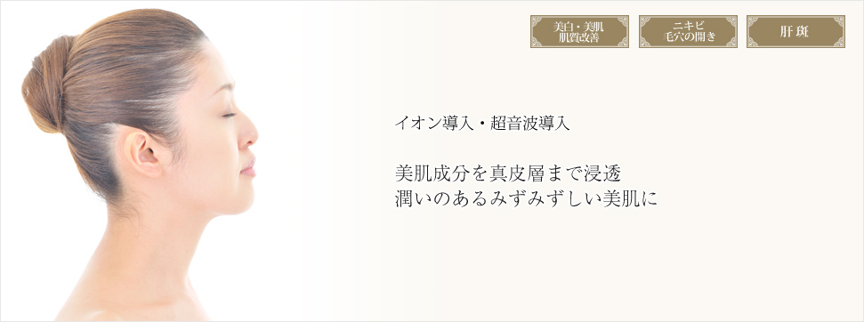 イオン導入・超音波導入